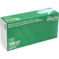 Gants jetables de calibre m&eacute;dical r&eacute;sistants &agrave; la perforation, T-petit, Nitrile, 4,5 mils, Sans poudre, Bleu, Classe 2 OSI Industrial Sales