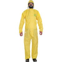 Combinaisons jetables pour usage mod&eacute;r&eacute; Microchem, Petit, Jaune, Polypropyl&egrave;ne OSI Industrial Sales