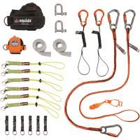 Trousse de longes de fixation d'outils pour monteurs de charpentes m&eacute;talliques et poseurs d'acier 3186 Squids OSI Industrial Sales