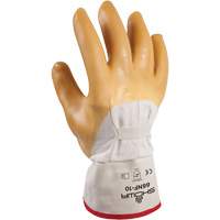 Gant enduit &agrave; fini rid&eacute;, 10/Grand, R&ecirc;vetement Latex de caoutchouc, Enveloppe en Coton OSI Industrial Sales