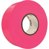 Flagging Tape, 1.1875" W x 164' L, Fluorescent Pink OSI Industrial Sales