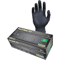 Sentron 6 Disposable Examination Gloves, Small, Nitrile, 6-mil, Powder-Free, Black, Class 2 OSI Industrial Sales