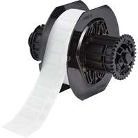 &eacute;tiquettes pour laboratoire et couvercles de flacon r&eacute;sistant aux produits chimiques de s&eacute;rie B33, Polyester, 1" lo x 0,5" h, Blanc OSI Industrial Sales