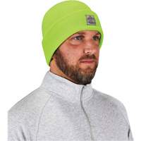 N-Ferno&reg; Rib Knit Beanie Hat, One Size, High-Visibility Lime Green OSI Industrial Sales