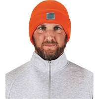 N-Ferno&reg; Rib Knit Beanie Hat, One Size, Orange OSI Industrial Sales