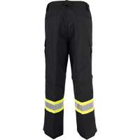 Pantalons ventil&eacute;s haute visibilit&eacute; toutes saisons, Poly-coton, 50, Noir OSI Industrial Sales