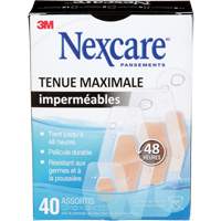 Nexcare Max-Hold Waterproof Bandages, Assorted, Plastic, Sterile OSI Industrial Sales