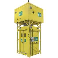 Enclosed Outdoor Gravity Fed Safety Shower OSI Industrial Sales