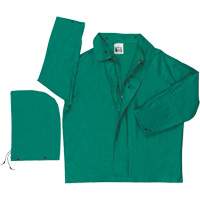 Imperm&eacute;able avec limite dinflammabilit&eacute; Dominator, Polyester/PVC, Grand, Vert OSI Industrial Sales