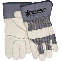 Mustang Fitters Gloves, Large, Grain Cowhide Palm, Fleece Inner Lining OSI Industrial Sales