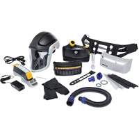 Trousse de respirateur d&eacute;puration dair propuls&eacute; pour lindustrie lourde Versaflo, Capuchon & visi&egrave;re, Pile Lithium-ion OSI Industrial Sales