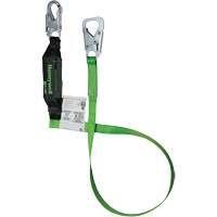 Miller&reg; BackBiter&reg; Tie-Back Lanyard, 6', Locking Snap Hook Center, Locking Snap Hook Leg Ends, Nylon/Polyester OSI Industrial Sales