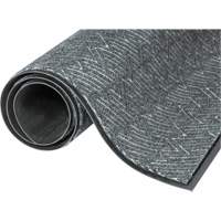 Triathlon Performance Entrance Mats, Wiper/Scraper, 6' x 10' x 7/16", Cool Grey OSI Industrial Sales