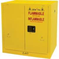 Armoire pour produits inflammables, 22 gal., 2 Porte(s), 35" La x 35" h x 22" p OSI Industrial Sales