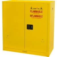 Armoire pour produits inflammables, 30 gal., 2 Porte(s), 43" La x 44" h x 18" p OSI Industrial Sales