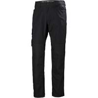Oxford Service Pants, Poly-Cotton, Black, Size 30, 30 Inseam OSI Industrial Sales