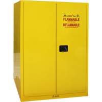 Flammable Storage Cabinet, 90 Gal., 2 Door, 43" W x 66" H x 34" D OSI Industrial Sales