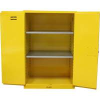 Flammable Storage Cabinet, 90 Gal., 2 Door, 43" W x 66" H x 34" D OSI Industrial Sales