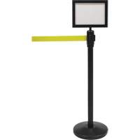 Sign Frame for Crowd Control Post, Black OSI Industrial Sales