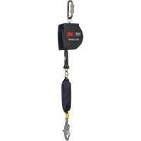 Cordage de s&eacute;curit&eacute; autor&eacute;tractable allong&eacute; Nano-Lok, 15', Acier inoxydable, Pivotant OSI Industrial Sales