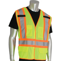 Dynamic Pip&reg; High Visibility Breakaway Vest, High Visibility Lime-Yellow, X-Large, Polyester OSI Industrial Sales