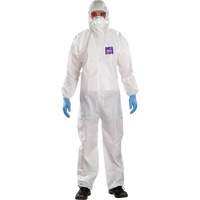Combinaisons avec col Alphatec Microchem, Grand, Blanc, SMS OSI Industrial Sales