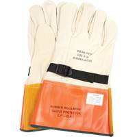 Gants de protection en cuir avec sangle, Taille 8, 12" lo OSI Industrial Sales