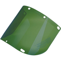 Dynamic Formed Faceshield, Polycarbonate, Green Tint OSI Industrial Sales