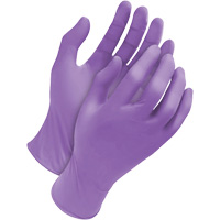 Deny Tripolymer Disposable Gloves, Large, Latex/Neoprene/Nitrile, 6-mil, Powder-Free, Purple OSI Industrial Sales
