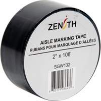 Ruban pour marquage d'all&eacute;es, 2" x 108', PVC, Noir OSI Industrial Sales