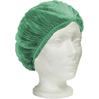 Ronco Care Pleated Bouffant Cap, Polypropylene, 21", Green OSI Industrial Sales