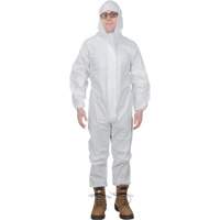 Premium Hooded Coveralls, 4X-Large, White, Microporous OSI Industrial Sales