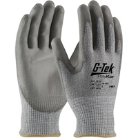 G-Tek&reg; PolyKor&reg; Cut Resistant Gloves, Size Small, 13 Gauge, Polyurethane Coated, Polyethylene Shell, ASTM ANSI Level A4/EN 388 Level 5/EN 388 Level D OSI Industrial Sales