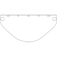 Visi&egrave;re de s&eacute;curit&eacute; universelle Dynamic, Polycarbonate, Teinte Transparent OSI Industrial Sales