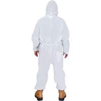 Hooded Coveralls, Medium, White, SMS OSI Industrial Sales