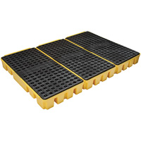 Palette &agrave; profil bas pour contr&ocirc;le des d&eacute;versements, Capacit&eacute; de d&eacute;versement 76.5 gal. US, 72" x 49" x 6,5" OSI Industrial Sales