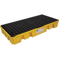 Palette &agrave; profil bas pour contr&ocirc;le des d&eacute;versements, Capacit&eacute; de d&eacute;versement 25.5 gal. US, 49" x 24" x 6,5" OSI Industrial Sales