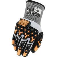 SpeedKnit M-Pact&reg; Cut-Resistant Impact Gloves, Size 7/Small, 18 Gauge, Nitrile Coated, HPPE/Tungsten Shell, ASTM ANSI Level A5/EN 388 Level E OSI Industrial Sales