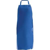 Endurosaf Bib Apron, Polyurethane, 50" L x 34" W, Blue OSI Industrial Sales