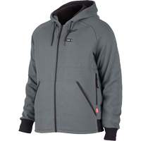 Chandail &agrave; capuchon chauffant M12 complet, Hommes, 2T-Grand, Gris, Polyester OSI Industrial Sales