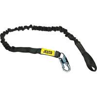 Arc Flash Shock Absorbing Lanyard, 6', Locking Snap Hook Center, Choke-Off Loop Leg Ends, Nylon OSI Industrial Sales