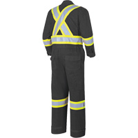 7702BK Combinaison ignifuge et r&eacute;sistant &agrave; l'arc &eacute;lectrique 88/12 FR-Tech, Taille 36, Noir, 9,7 cal/cm² OSI Industrial Sales