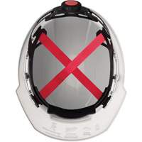 Casque de s&eacute;curit&eacute; &agrave; bordure avant, R&eacute;pond aux normes CSA type 1, Suspension Rochet, Non ventil&eacute; OSI Industrial Sales
