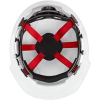 Casque de s&eacute;curit&eacute; &agrave; bordure avant, R&eacute;pond aux normes CSA type 1, Suspension Rochet, Ventil&eacute; OSI Industrial Sales