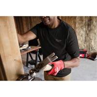 T-shirt de travail hybride, Hommes, Petit, Noir OSI Industrial Sales