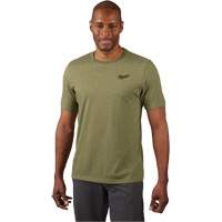 T-shirt de travail hybride, Hommes, Petit, Vert OSI Industrial Sales