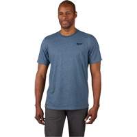 T-shirt de travail hybride, Hommes, Petit, Bleu OSI Industrial Sales
