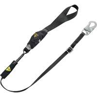 V-Series Utility Energy Absorbing Lanyard, 6', Snap Hook Center, Snap Hook Leg Ends, Nylon OSI Industrial Sales
