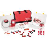 Premier Lockout Kit with Zenex Thermoplastic Locks, Electrical Kit, 27 Components OSI Industrial Sales