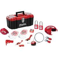 Basic Lockout Kit with Zenex Thermoplastic Locks, Electrical/Valve Kit, 19 Components OSI Industrial Sales